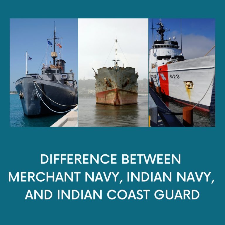 Difference between Merchant Navy & Indian Navy