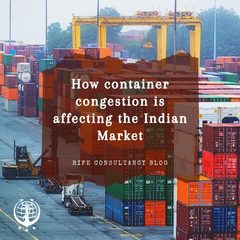 Container congestion affecting Indian Merket