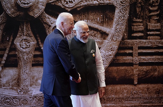 Biden arrives in India ready to counter China's influence