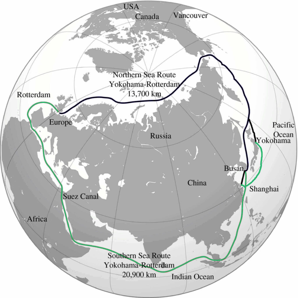 Russia DP world Northern Arctic sea room 