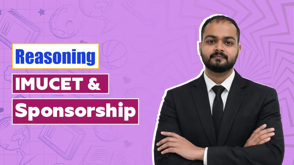 Reasoning: IMUCET | Sponsorship Exams