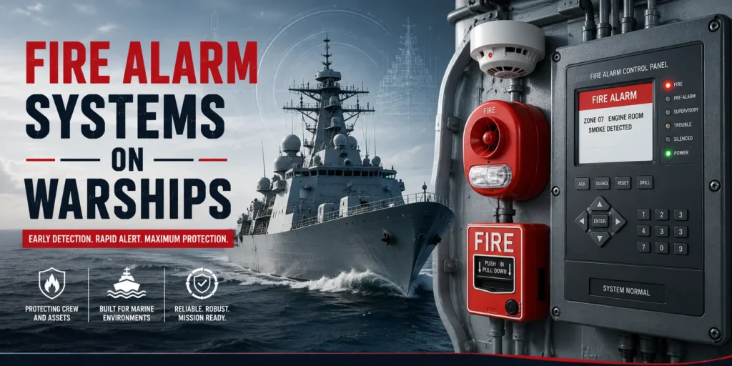Fire Alarm Systems on Warships/Merchant vessels
