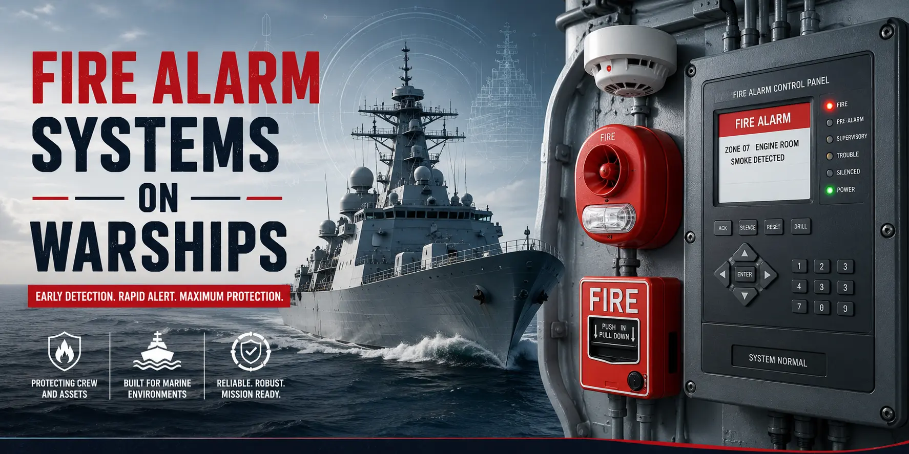Fire Alarm Systems on Warships