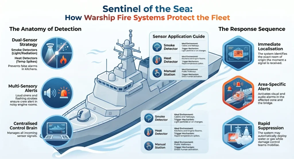Fire Alarm Systems on Warships 