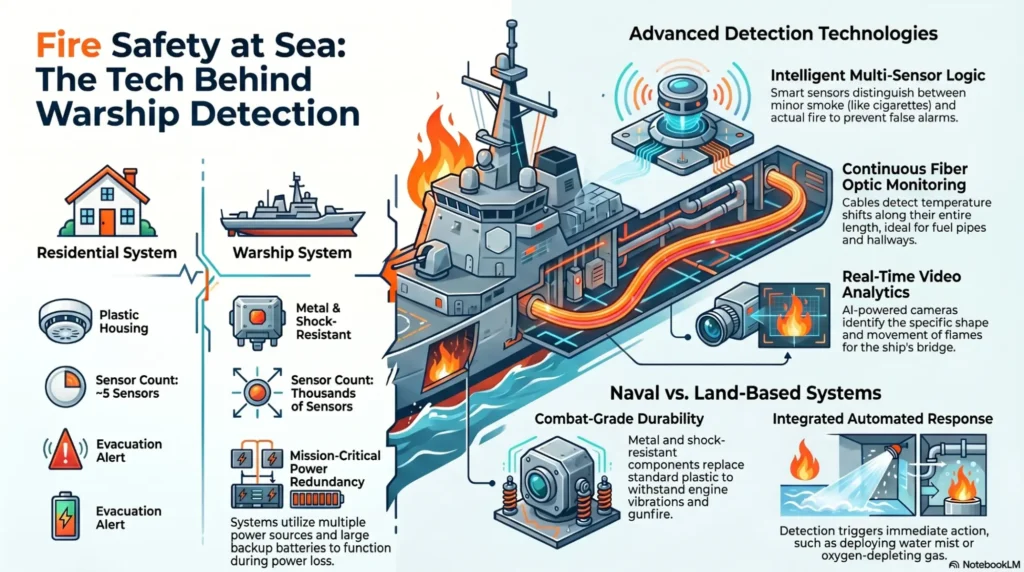 Fire Alarm Systems on Warships 