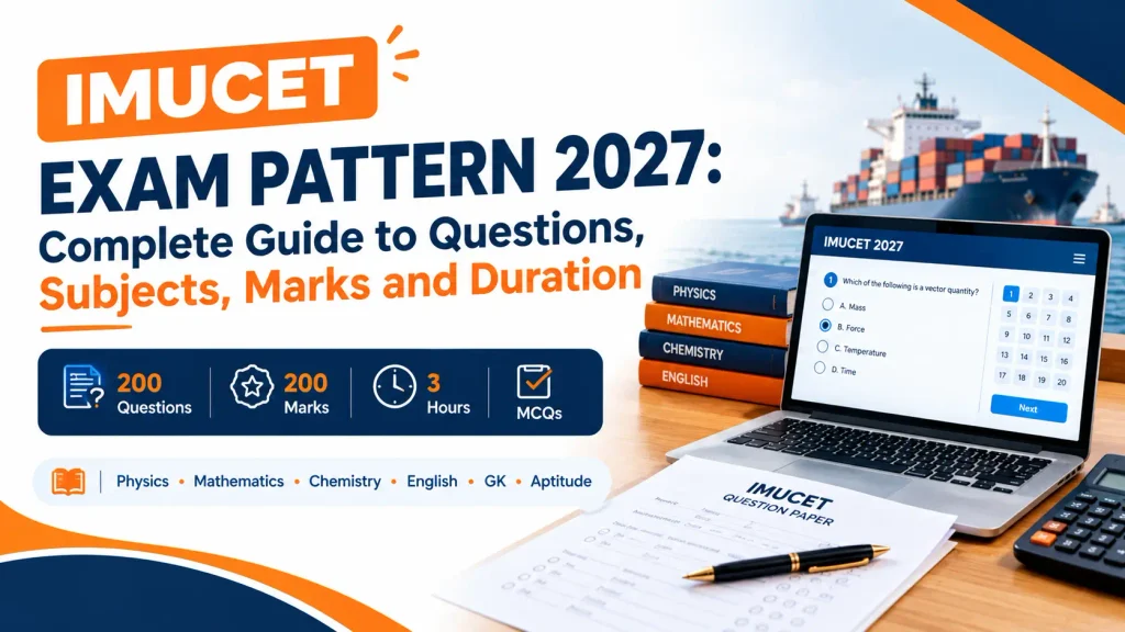IMUCET Exam Pattern 2027: Complete Guide to Questions, Subjects, Marks and Duration