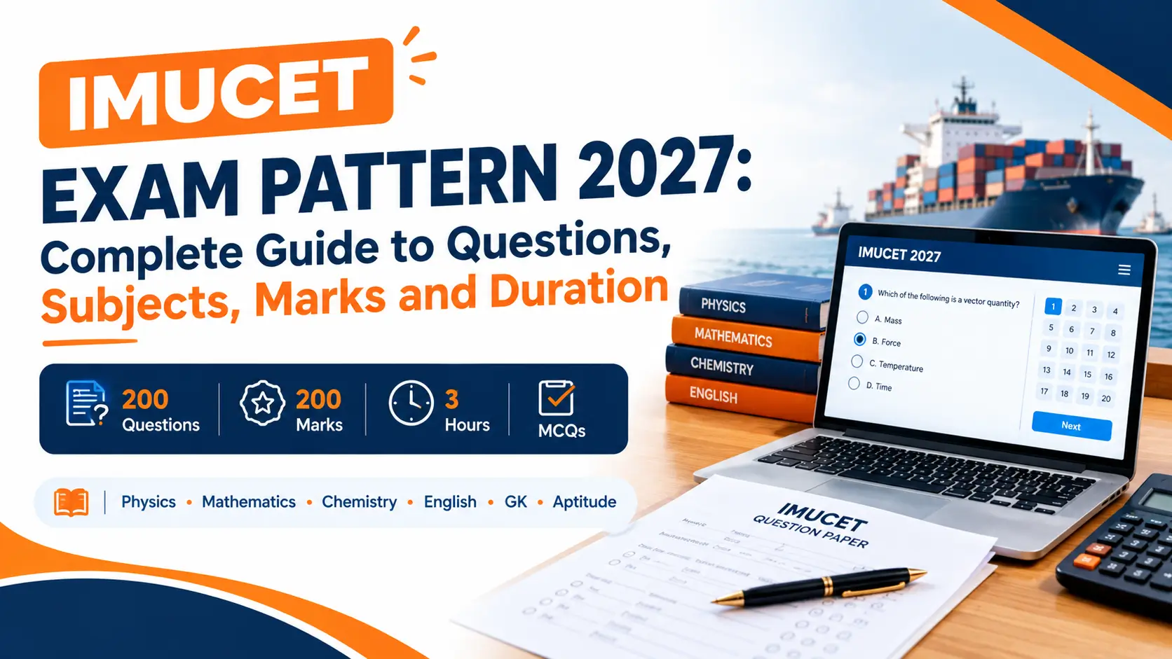 Rife Consultancy IMUCET Exam Pattern 2027: Complete Guide to Questions, Subjects, Marks and Duration